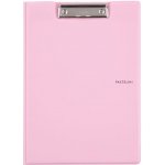 Pastelini A4 uzavíratelná psací podložka s klipem růžová – Sleviste.cz
