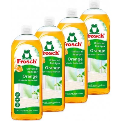 Frosch EKO Univerzální čistič Pomeranč 4 x 750 ml – Zbozi.Blesk.cz