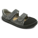 Jonap barefoot kožené sandálky B21 tmavě šedá – Zboží Mobilmania