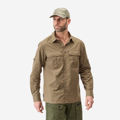 Solognac pánská košile s UV ochranou a s dlouhým rukávem lehká 500 – Zbozi.Blesk.cz