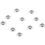 Rondelka / ozdobný díl z nerezové oceli Ø4; 6 mm Varianta: 1 (4 mm) platina, Balení: 10 ks – Zboží Mobilmania