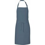 Link Kitchen Wear Univerzální keprová zástěra s laclem a nastavitelným páskem u krku šedá střední 72 x 85 cm X986 – Hledejceny.cz