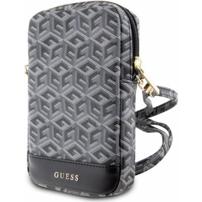 Guess PU G Cube Walltet Phone Bag Zipper Black – Hledejceny.cz