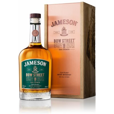 John Jameson Jameson Bow Street 18y 55,3% 0,7 l (kazeta)