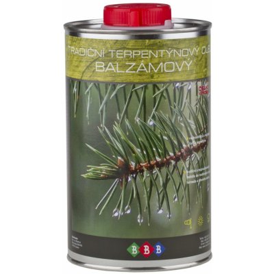BBB BARVY Terpentýn balzámový - terpentýnový olej (0,9L) – Sleviste.cz