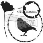 Šablona 12x12 30,5 x 30,5 cm Throughtful Bird – Sleviste.cz