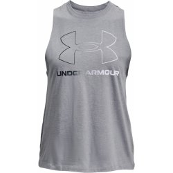 Under Armour LIVE SPORTSTYLE TANK W šedé 1356297 035