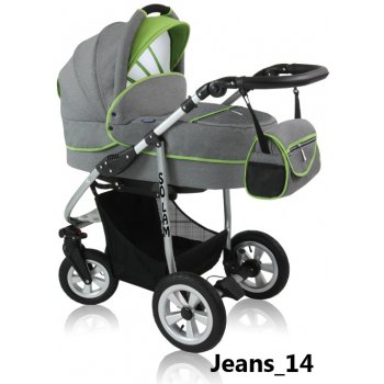 Prampol Kombinovaný Solam 2015 Jeans 14 komplet + autosedačka