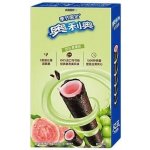 Oreo Crispy Roll tyčinky s náplní s příchutí hroznového vína a guavy 50 g – Sleviste.cz