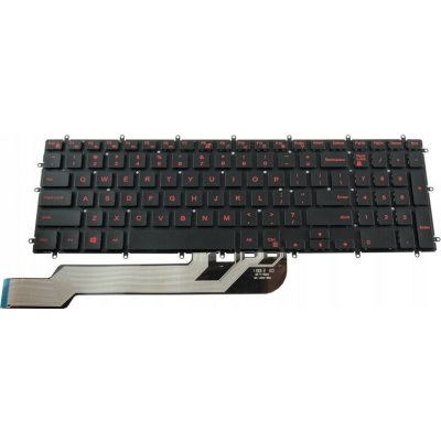 Klávesnice DELL INSPIRON 17 7577 / RED LED – Zbozi.Blesk.cz