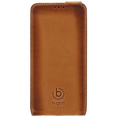 Pouzdro Bugatti Amsterdam flap Samsung G920 Galaxy S6 hnědé – Zboží Mobilmania