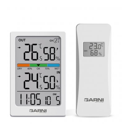 Bezdrátový digitální teploměr s vlhkoměrem GARNI 155TH – Zboží Dáma