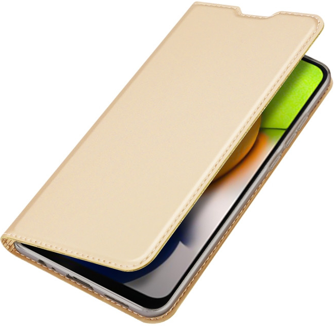 Pouzdro DUX Peněženkové Samsung Galaxy A03 zlaté