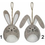 Zajíc závěs textil 6,5cm mix – Hledejceny.cz
