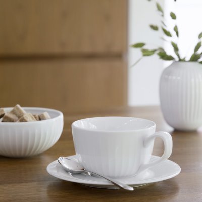 Design Kähler Design Bílý porcelánový šálek Kähler Hammershoi 250 ml – Hledejceny.cz