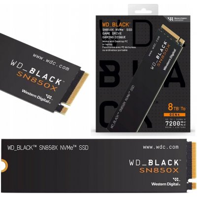 WD Black SN850X 8TB, WDS800T2X0E – Zboží Živě