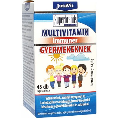 JutaVit Multivitamin Immuner chewable tablets For Kids 45 tablet – Hledejceny.cz