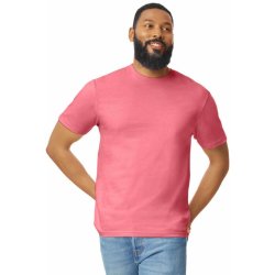 Gildan bavlněné tričko Softstyle korálová růžová hedvábná