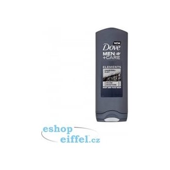 Dove Men+ Care Elements Charcoal & Clay sprchový gel 400 ml