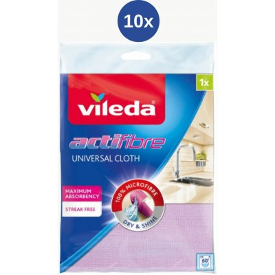 Vileda Actifibre Univerzální hadřík 29 x 29 cm 10 ks – Sleviste.cz
