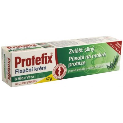 Protefix Fixační krém na zubní protézu Aloe Vera 47 g – Zbozi.Blesk.cz