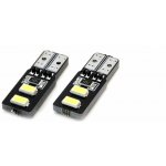 CANBUS LED žárovky 4SMD 5730 T10 W5W Bílá AMIO-01630 – Hledejceny.cz