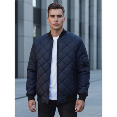 Basic pánská prošívaná bomber bunda TX2217 tmavě modrá – Hledejceny.cz