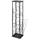 vidaXL Stojan na láhve pro 8 lahví kovový – Zboží Dáma