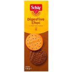 Schär Digestive choc sušenky bez lepku s cereáliemi polomáčené v mléčné čokoládě 150 g – Zboží Dáma