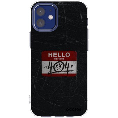 Picasee silikonový průhledný obal pro Apple iPhone 12 mini - HELLO 404 – Zboží Mobilmania