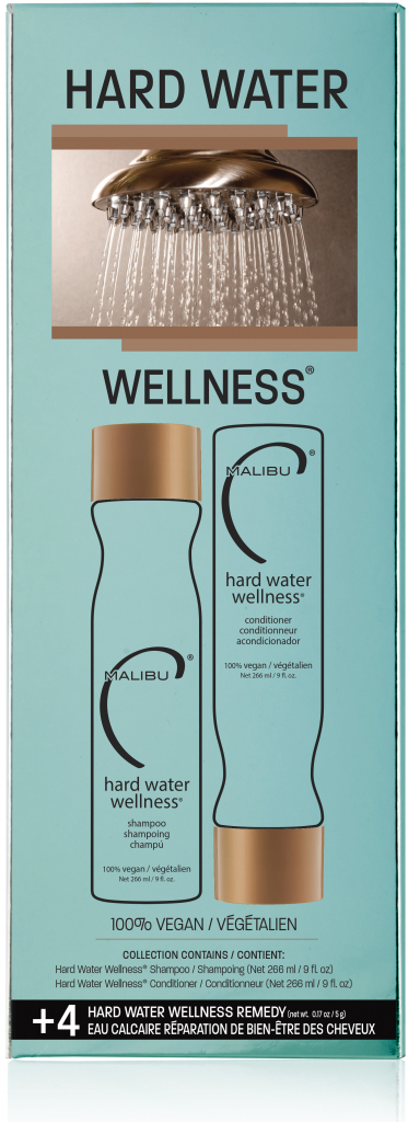 Malibu Hard Water Wellness Collection šampon 266 ml + kondicionér 266 ml + wellness sáčky 4 x 5 g dárková sada