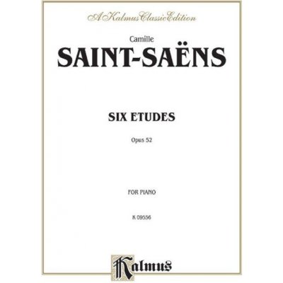 Camille Saint-Saëns: Six Etudes Op. 52 noty na klavír