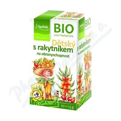 Apotheke Dětský čaj s rakytníkem 20x1.5g – Zboží Dáma