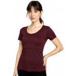 Kojicí tričko Kateřina krátký rukáv tmavě modré – Zboží Dáma