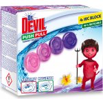 Dr. Devil Sunset Blossom Push Pull WC blok bez košíku 4 x 20 g – Hledejceny.cz