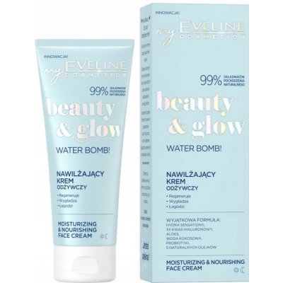 Eveline Cosmetics Beauty & Glow Water Bomb! hydratační a vyživující krém 75 ml
