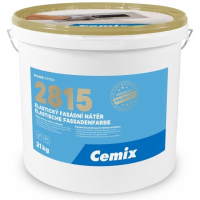 Cemix 2815 elastický fasádní nátěr 21 kg – Sleviste.cz
