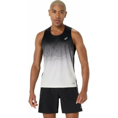 Asics Road Fade Singlet M 2011D522001 performance black cream – Zboží Dáma