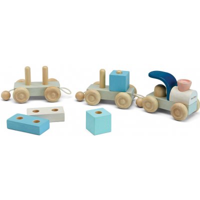 Plan Toys vláček se stohovacím vozíkem – Zboží Mobilmania