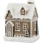 Perníková chaloupka se světýlky Gingerbread Noël LED - 8*6*10 cm - Chic Antique – Hledejceny.cz