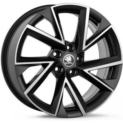 Škoda VELA 8x18 5x112 ET44 black metallic – Hledejceny.cz