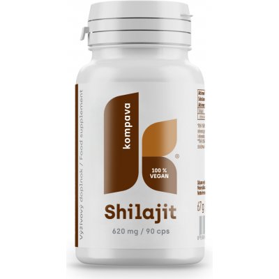 Kompava Shilajit 620 mg, 90 kapslí – Hledejceny.cz