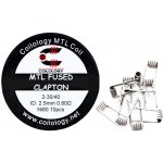 Coilology MTL Fused Clapton předmotané spirálky Ni80 0,8ohm 10ks – Hledejceny.cz