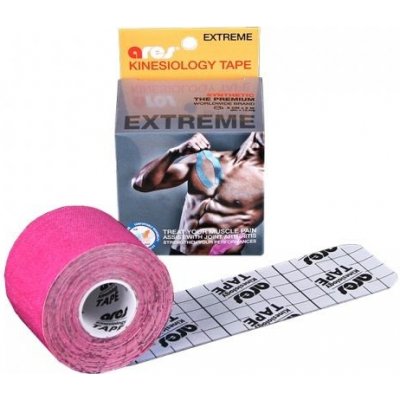 Ares KINESIO TAPE EXTREME Sportovní tejp růžová 500 5cm X 5m – Zboží Mobilmania