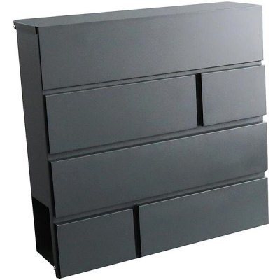 M.A.T. Group schránka Bricks 37 × 37 × 10,5 cm antracit – Hledejceny.cz