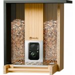 Birdfy Smart krmítko pro venkovní ptactvo Bamboo Solar Lite s kamerou a solárním panelem 27,9 x 27,9 x 30,5 cm – Zboží Dáma