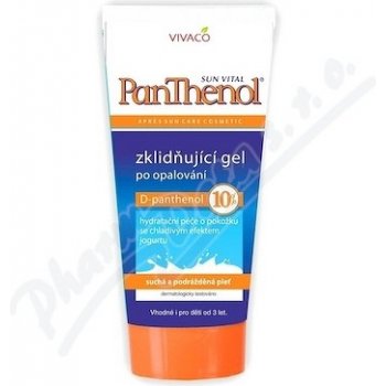 Vivaco Panthenol 10% zklidňující gel po opalování 200 ml