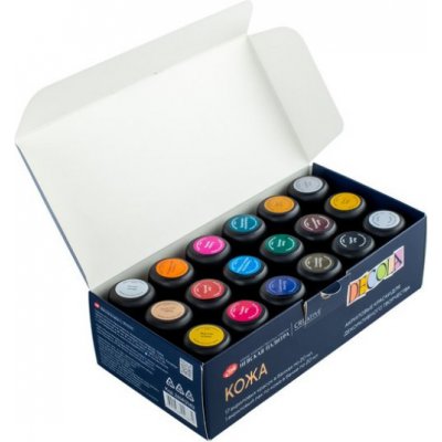 Decola barvy na kůži sada 17 x 20 ml – Zboží Dáma