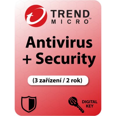 Trend Micro Antivirus + Security 3 lic. 2 roky (TI01144947)