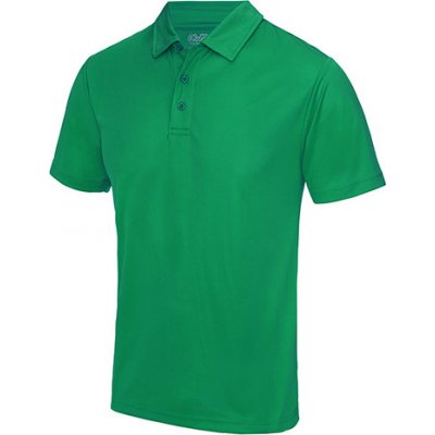 Just Cool pánská sportovní polokošile s UV ochranou UPF 40+ zelená výrazná – Zboží Mobilmania